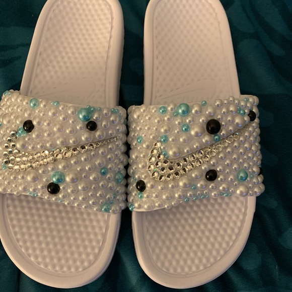 bling nike sandals